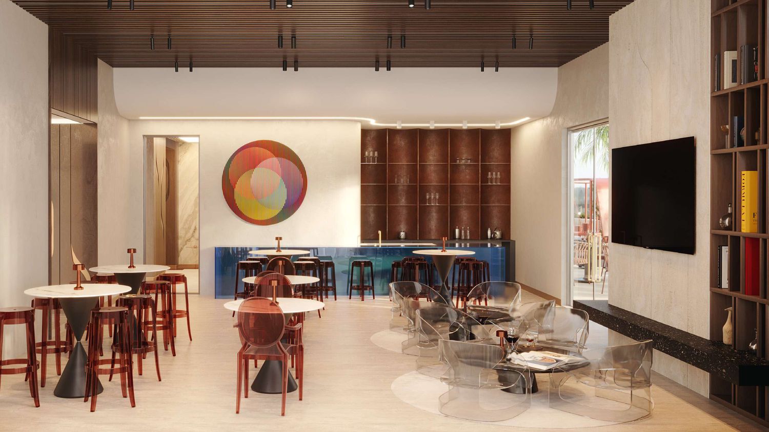 Lounge and entertainment bar