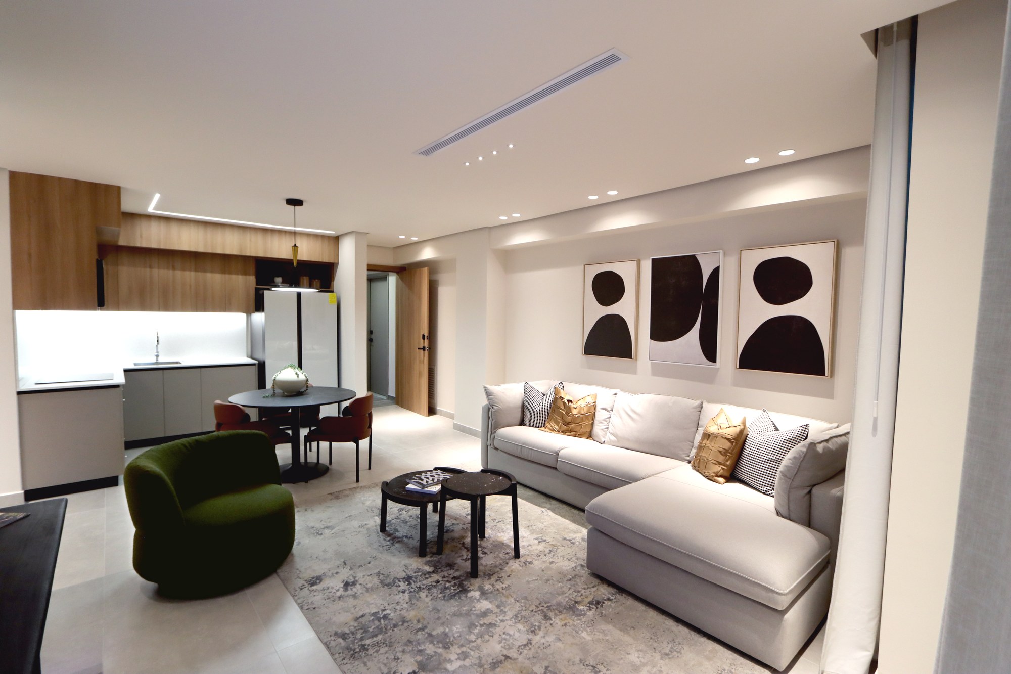 Furnished Condo Suite living area