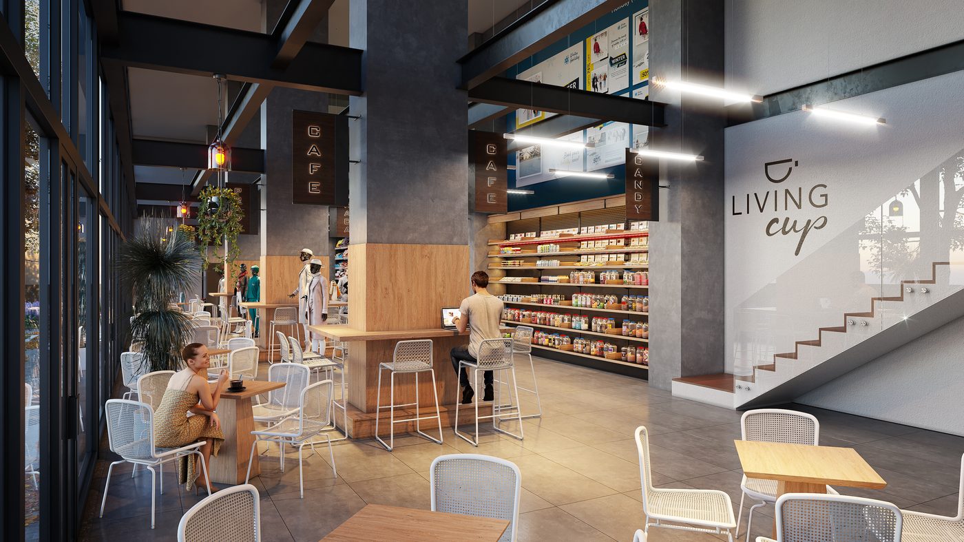 Ground-floor coffee shop