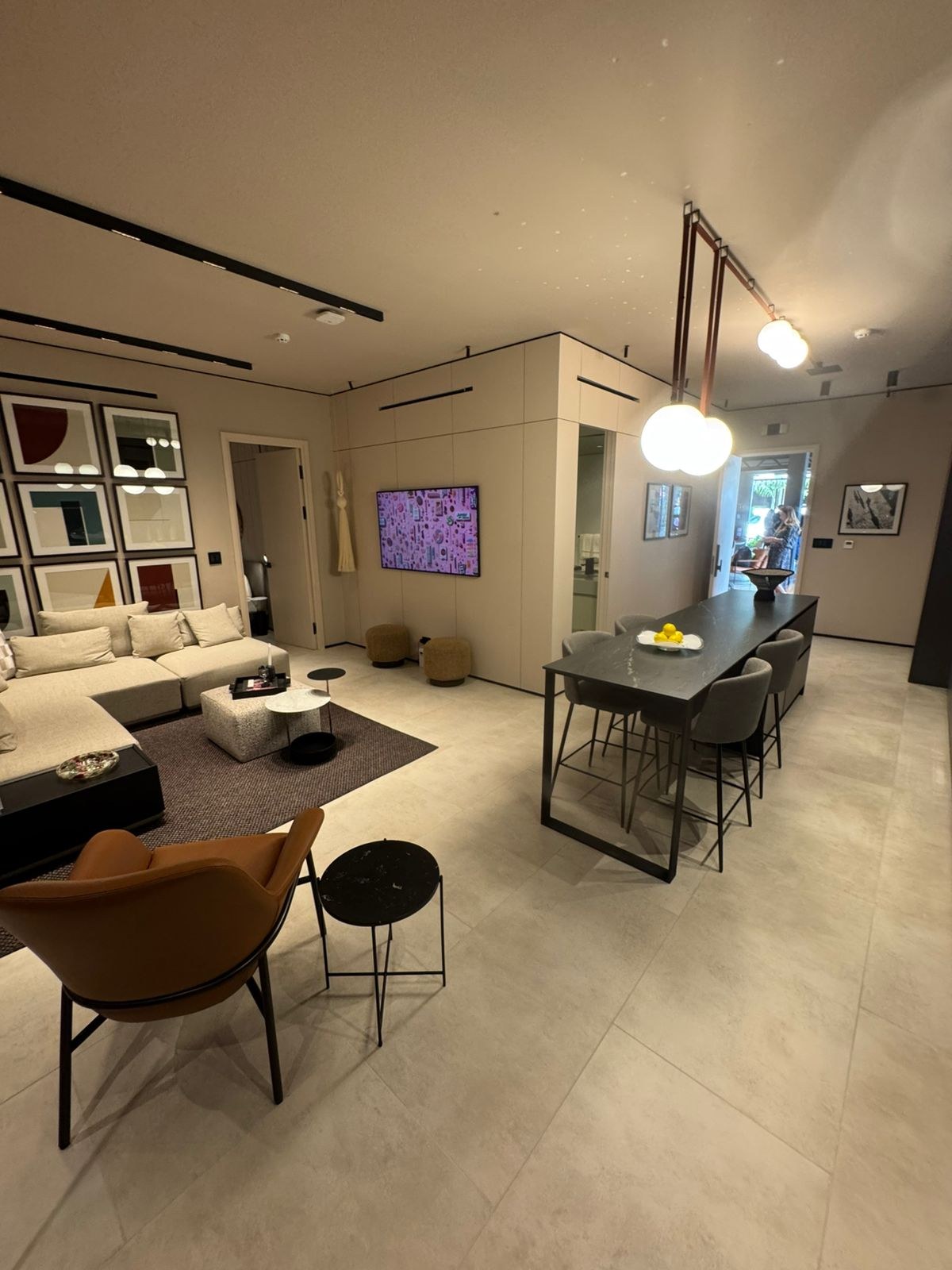 Uptown Condo Suite living room