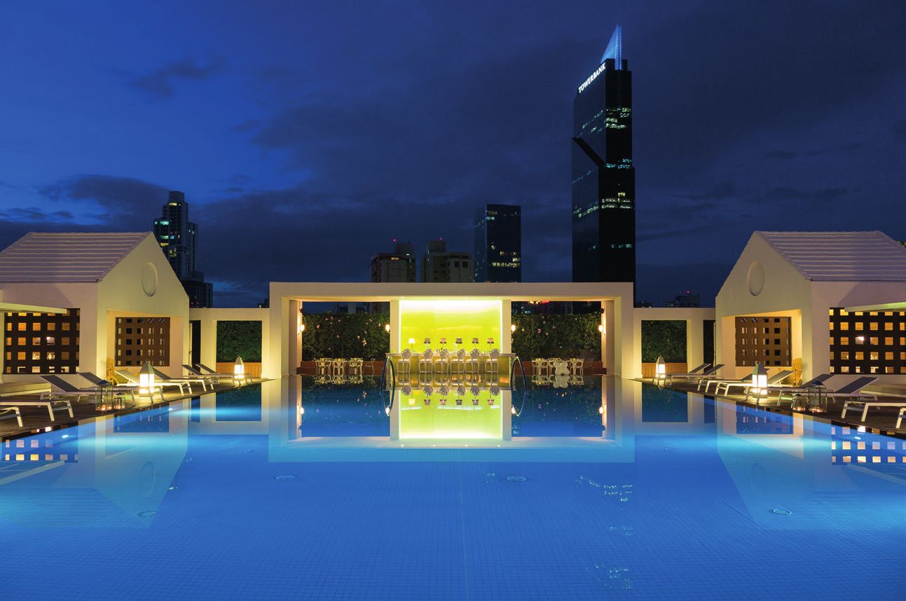 yoo by Starck — rooftop pool, brand imagery